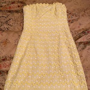 Lilly Pulitzer Lakeland Yellow Dress Size 00